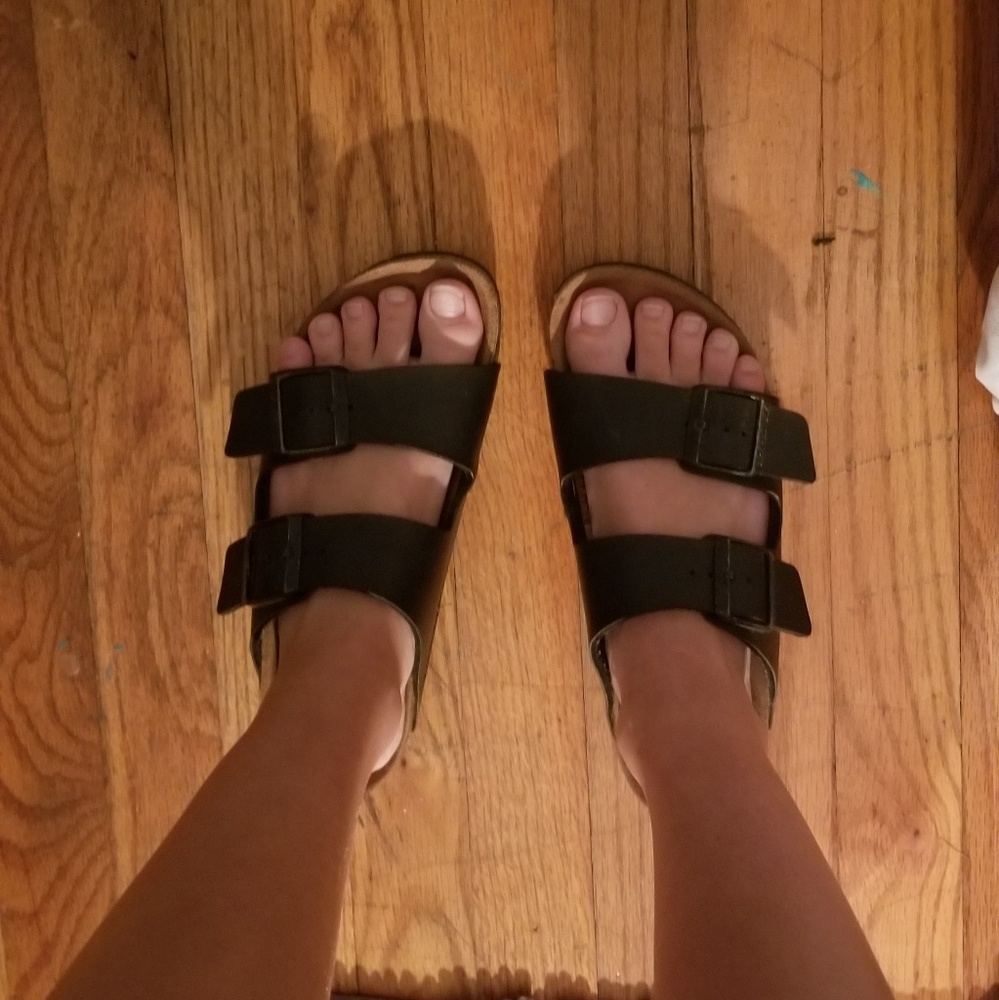 Black Birkenstocks